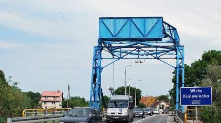 Most na Wiśle Królewieckiej. Autorstwa Polimerek - Praca własna, CC BY-SA 3.0, https://commons.wikimedia.org/w/index.php?curid=10868780