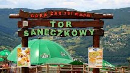 Tor saneczkowy na górze Żar
