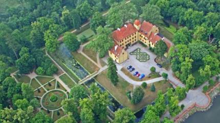 Zamek Krokowa z góry, fot. zamekkrokowa.pl