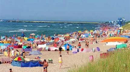 Plaża W Darłowie