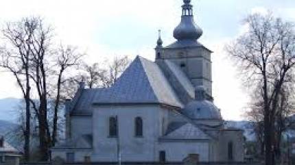 Łącko - póżnogotycki Kościół zabytkowy z XVI wieku