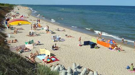 Plaża w Łazach