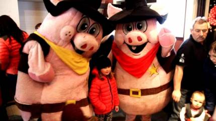 Westernowy Park Rozrywki Twinpigs