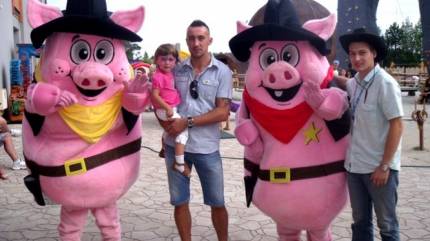 Westernowy Park Rozrywki Twinpigs