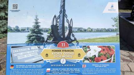 Dziwnów - Pomnik Rybakom, którzy nie powrócili z morza. Fot. Łukasz Grzejszczak Mojeurlopy.pl
