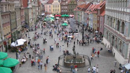 Poznań Stary Rynek. Domena publiczna, https://commons.wikimedia.org