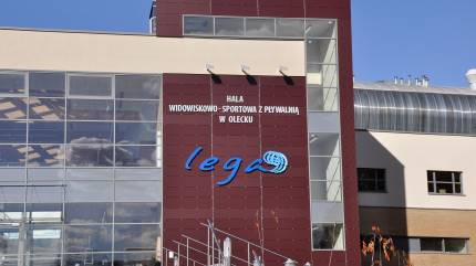 Hala widowiskowo-sportowa Lega Olecko. Fot. MOSiR Olecko