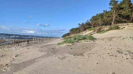 Wydmy przy głównej plaży w Wisełce. Fot. Łukasz Grzejszczak Mojeurlopy.pl