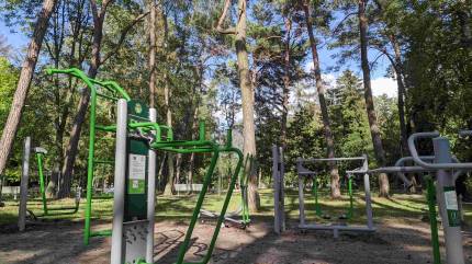 Siłownia pod chmurką - Dziwnów. Fot. Łukasz Grzejszczak Mojeurlopy.pl