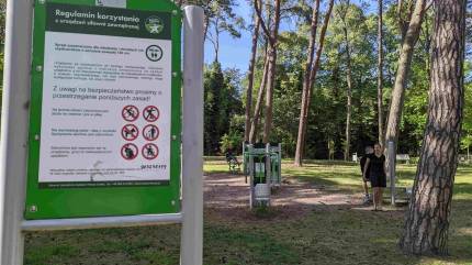 Siłownia pod chmurką - Dziwnów. Fot. Łukasz Grzejszczak Mojeurlopy.pl