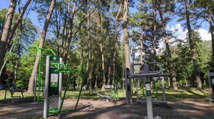 Siłownia pod chmurką - Dziwnów. Fot. Łukasz Grzejszczak Mojeurlopy.pl