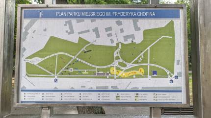 Plan Parku Miejskiego im. Fryderyka Chopina - Świnoujście, Fot. Łukasz Grzejszczak Mojeurlopy.pl