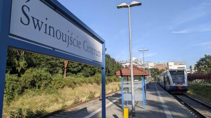 Uznamska Kolej Nadmorska UBB do Niemiec. Fot. Łukasz Grzejszczak Mojeurlopy.pl