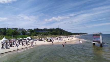 Plaża w Heringsdorf. Fot. Łukasz Grzejszczak Mojeurlopy.pl