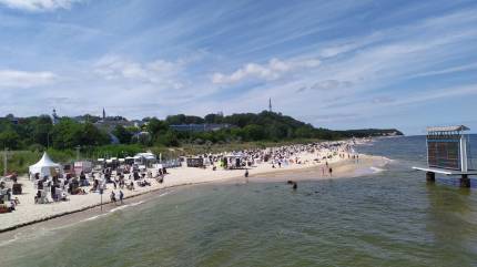 Plaża w Heringsdorf. Fot. Łukasz Grzejszczak Mojeurlopy.pl