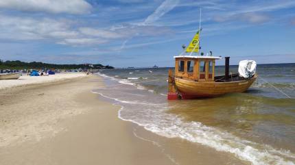 Plaża w Ahlbeck. Fot. Łukasz Grzejszczak Mojeurlopy.pl
