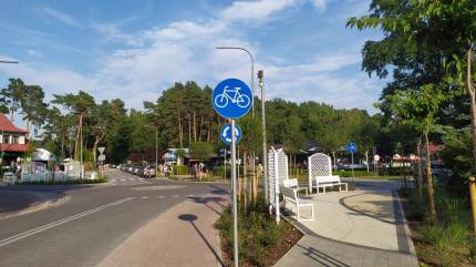 Ścieżki rowerowe w Łukęcinie. Fot. Łukasz Grzejszczak Mojeurlopy.pl