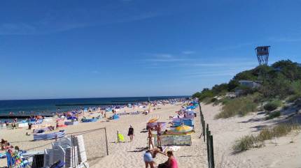 Plaża nr 5 ul. Kamieńska w Dziwnówku. Fot. Łukasz Grzejszczak Mojeurlopy.pl