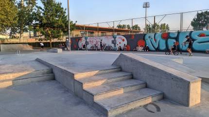 Funbox w Skateparku Milenium - Kołobrzeg. Fot Łukasz Grzejszczak Mojeurlopy.pl