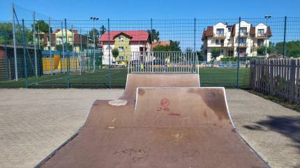 Minirampa z falą na Skateparku w Dziwnowie. Fot. Łukasz Grzejszczak Mojeurlopy.pl