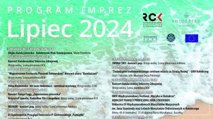 Kalendarz imprez w Kołobrzegu na lipiec 2024, źródło: RCK Kołobrzeg