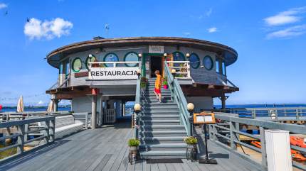 Restauracja na Molo w Pucku. Fot. Łukasz Grzejszczak Mojeurlopy.pl