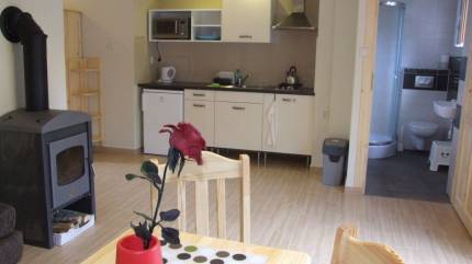Apartament 2-4 os.- widok na aneks kuchenny